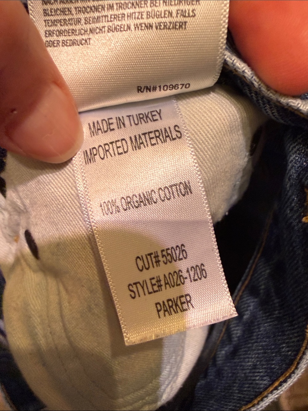 Agolde Vintage Wash Distressed Denim Shorts in Blue - Picture 5 of 6